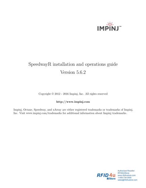 speedwayr manual